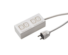 Martin Kaiser 4-Way C13 Socket Combination 1.5m H05VVF3G1.0 - 573ZL/740/KWS [10 Pieces]