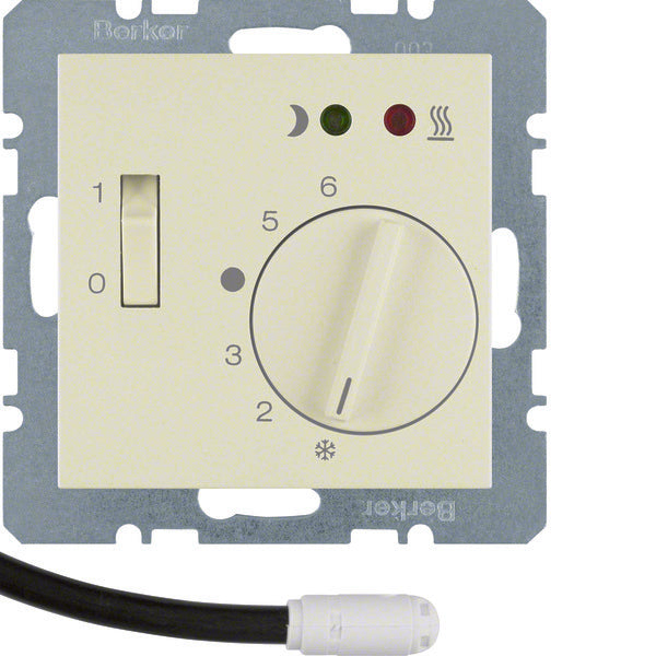 Hager Berker Floor Heating Thermostat With Make Contact Switch - 20348982