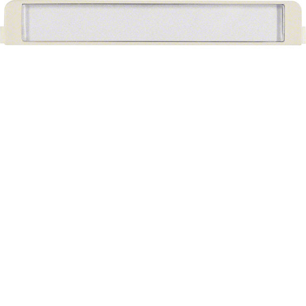 Berker Text Field For Intermediate Ring White Glossy - 19050002 [2 pieces]