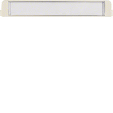 Berker Text Field For Intermediate Ring White Glossy - 19050002 [2 pieces]