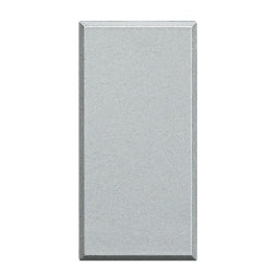Bticino Axolute Tech Blank Plate 1 Module Grey Aluminum - BTHC4950 [2 pieces]