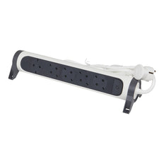 Legrand Premium 5-Socket Outlet With 3m Cord Black-White - 694538