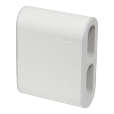 Legrand Domino Outlet With Side Connection 4x2P 2.5A White-Grey - 694590 [8 Pieces]
