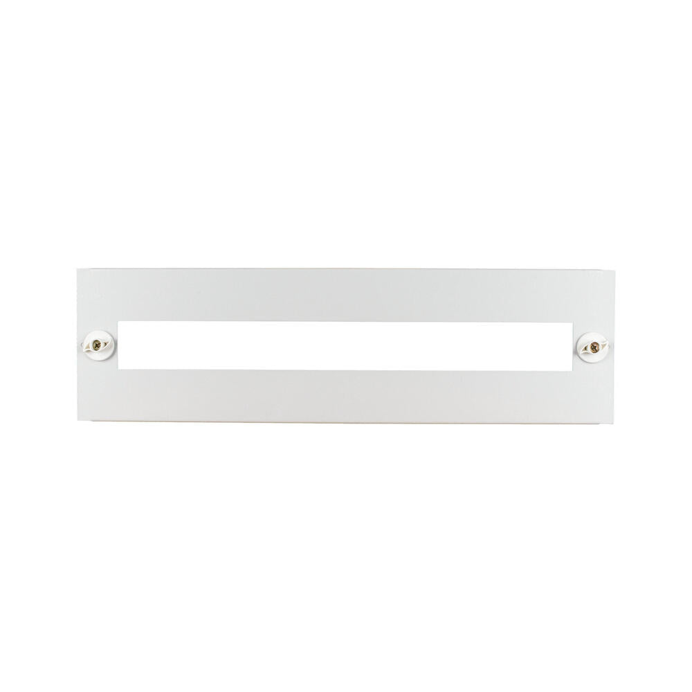 Eaton Front Plate Steel 45mm Cutout 150x600mm White - 292406