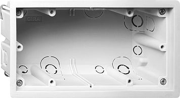 Gira E22 Dual Device Box Flat Design - 289700 [2 pieces]