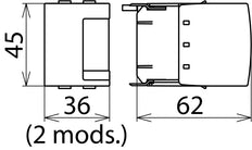 DEHN DGP M MOD 255 Spark-Gap-Based Protection Module - 961010