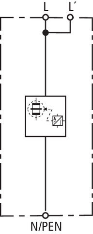 DEHNbloc Maxi Lightning Current Arrester Type 1 DBM 1 440 V AC - 961140