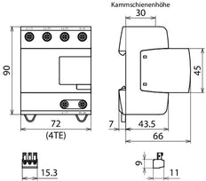 DEHN Combined Type 1+2+3 Lightning Arrester For TN-S Systems - 956405