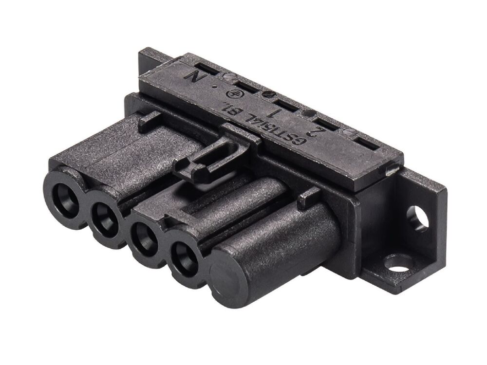 Wieland Gesis Mini Device Connector 4P Female Solder 16A - 91.043.0153.1 [100 Pieces]