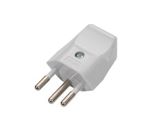 Martin Kaiser Swiss Plug Type J CH T12 Grey With Earthing Contact - 521N/GR [100 Pieces]