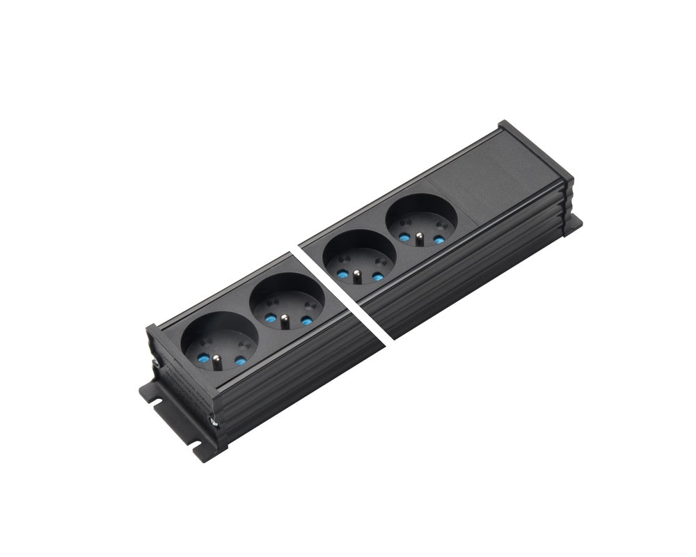 Martin Kaiser Power Outlet Strip 6-Way With Earthing Pin AC166 - 1254/6-1/SW [10 Pieces]