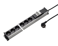 Martin Kaiser 6-Way Power Strip with 10A Circuit Breaker and 3M Cable - 1336KZL6SW3 [10 Pieces]