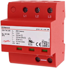Combined Arrester DEHNshield Type 1+2 Three-Phase TN-C TNC 255 - 941300