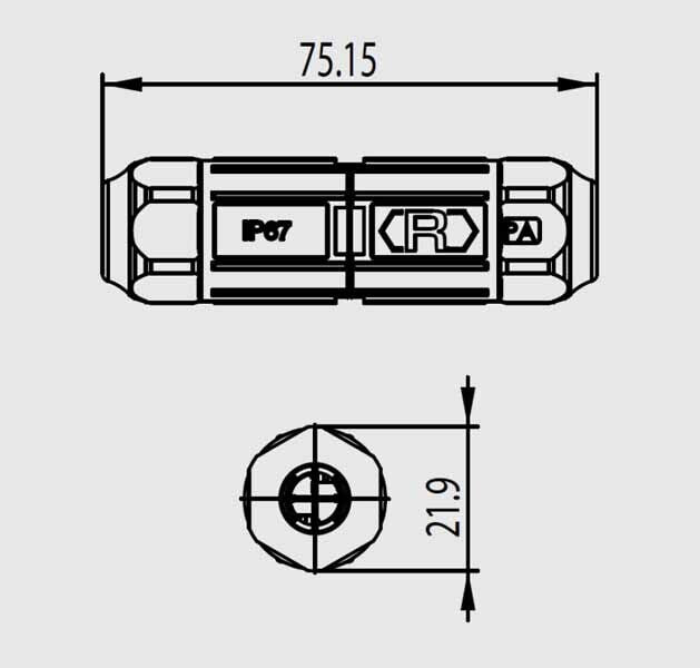 Universal Data Cable Connector Class FA - 50.86.049