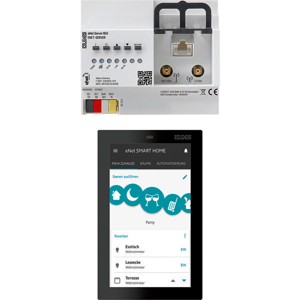 Jung Set Enet Server With Smart Control 5 - ENET-S-SC5SW