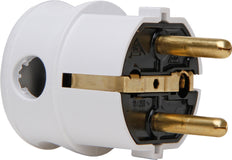 Kopp Arctic White Right Angle Plug With Side Entry - 1785.0200.7 [50 Pieces]