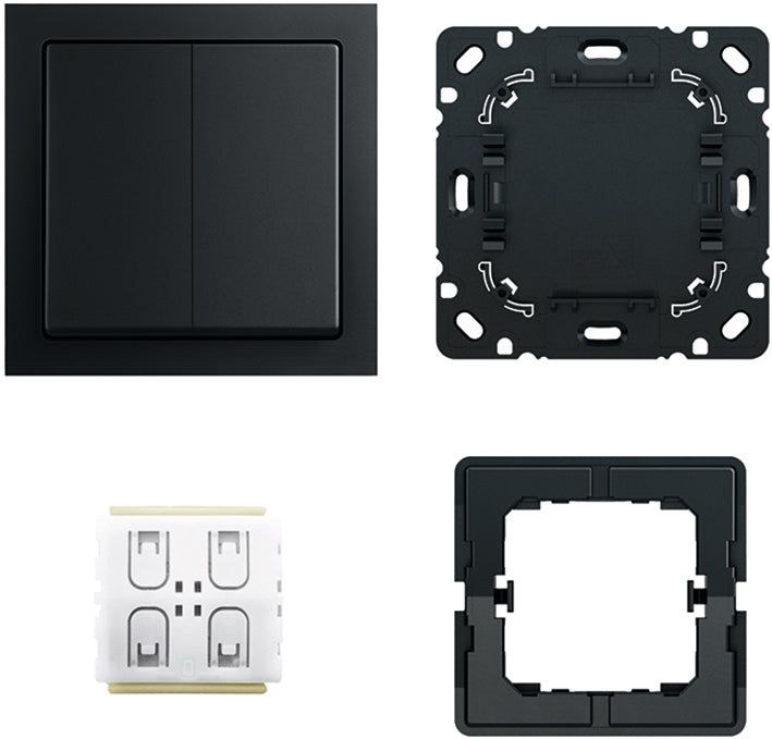 ABB Busch-Jaeger 6716 UJ-885 Future FoH Switch Set Matte Black - 2CKA006710A0016