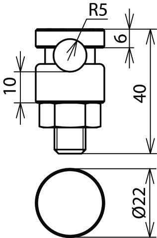 Dehn KS V4A Clamping Screw Connector For Rd 6-10mm - 301089