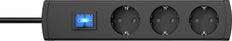 Kopp Universal Plus 3-Way Switch Socket Anthracite - 232605019