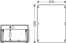 Hensel Front Cover For BM6 436x586mm Installation Set - Mi EP 06