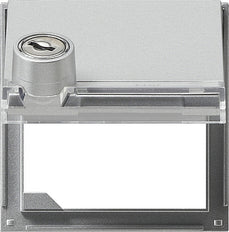 Gira TX44 Switch Cover Plate Aluminium Color - 069765