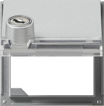Gira TX44 Switch Cover Plate Aluminium Color - 069765