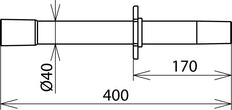 Dehn Intake Tube With Handle For NS Dry Cleaning Set - 785520