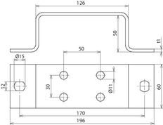 Dehn Earthing Busbar For Equipotential Bonding With Terminals - 472023