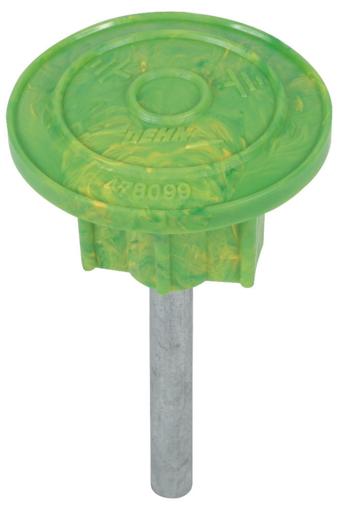 Dehn PVC Identification For Terminal Lugs RD 10mm FL 30x3.5mm Green Yellow - 478099 [2 pieces]