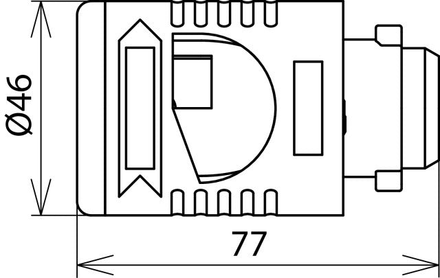 Dehn HVI Head 20 Cutting Head For Stripping Tool - 597120