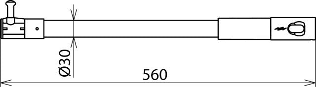 Switching Rod Head Up To 36KV 50Hz With Plug-In Coupling - 766164