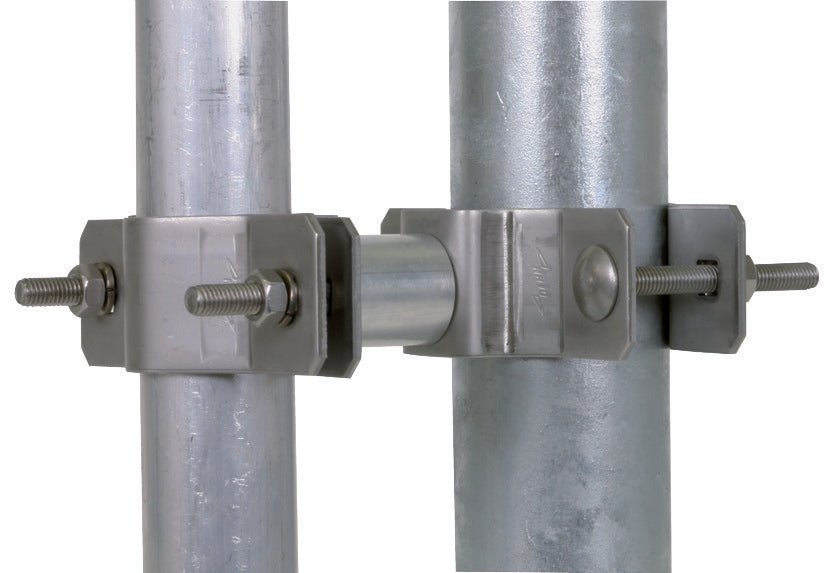 Dehn BSC D40 D45.65 V2A Fixing Clamp For Pipes With Spacer - 105161