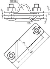 Dehn Overvoltage Safe Connection Kit For Earth Rods - 620015