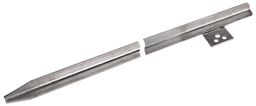 Dehn Profiled Earth Rod 50X50X3 1500 STTZN With Connection Bores - 635150