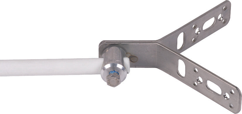 Dehn StSt Y-Shaped 90 degrees Mounting Bracket With Clamping Bolt - 106316