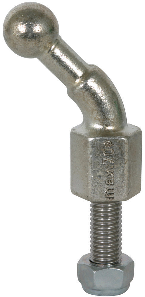 Dehn Fixed Ball Point D20mm Angled 45 Degree With Threaded Pin M16x45m - 706645
