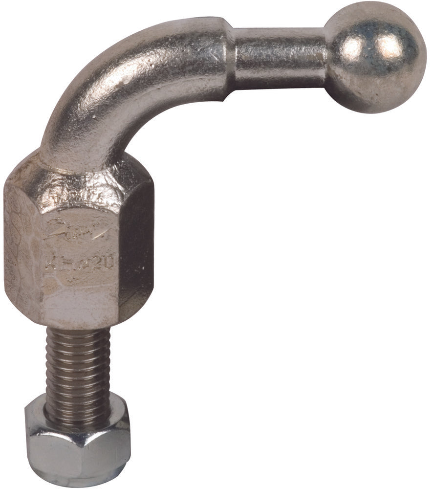 Angled Fixed Ball Point D20mm With Threaded Pin M16x45m - 707645