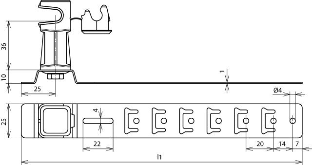 Dehn Unisnap Roof Conditioner With Embossed Brace - 204179 [2 pieces]