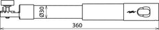 Dehn Insulation Element With Angled Gear Coupling 30 Degree - 766358