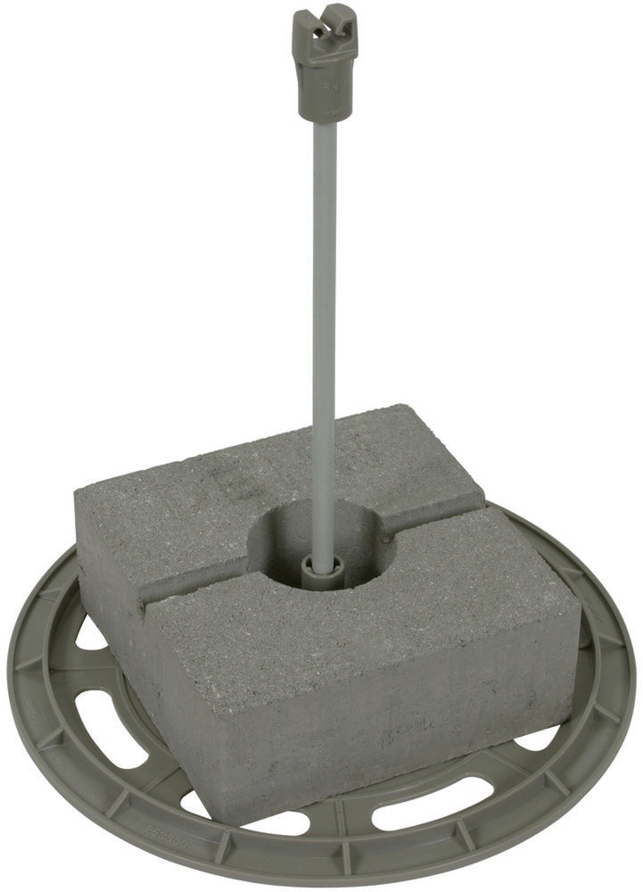 DEHN DLH 8 H435 D300 BS Set With Base Plate And Concrete Block - 253125