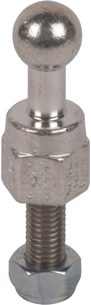 Fixed Ball Point Straight M16x45mm Threaded Bolt and Nut 25mm - 755645