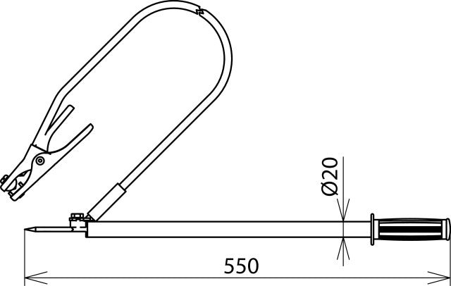 Single-Pole Grounding Discharge Device EV TES 465 EZ - 758021