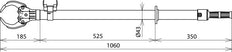 Dehn Fuse Tong Straight Un Up To 36KV D 30-90mm L 1060mm - 765040