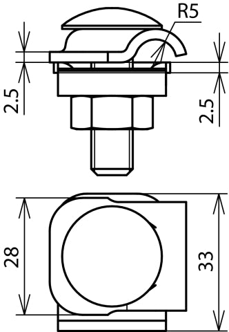 Dehn MMV Clamp With Truss Head Screw And Nut - 390250 [2 pieces]