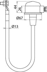 Dehn Isolating Spark Gap For Ex Area With Connecting Cable - 923061