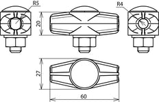 Dehn ES Disconnecting Clamp ZDC For Rd 8/10mm - 463010
