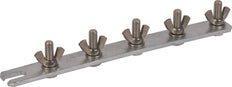 Dehn Earthing Busbar 290mm With M10x35 Screws Support - 466192