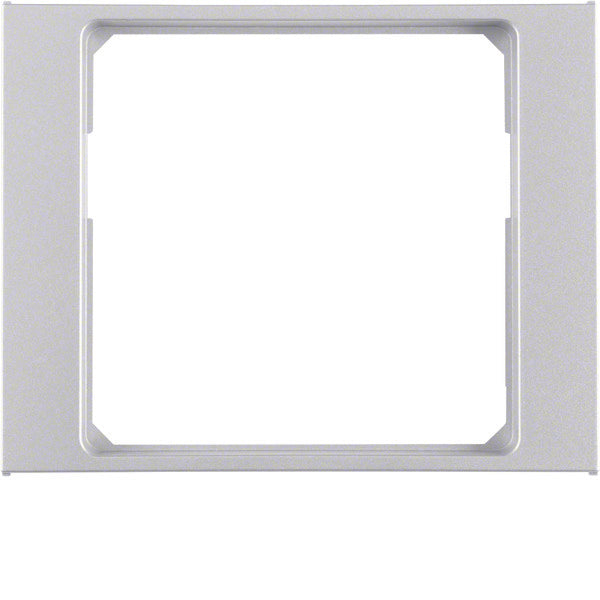 Berker Adapter Ring For Centre Plate 50x50mm K5 Aluminum - 11087103 [2 pieces]