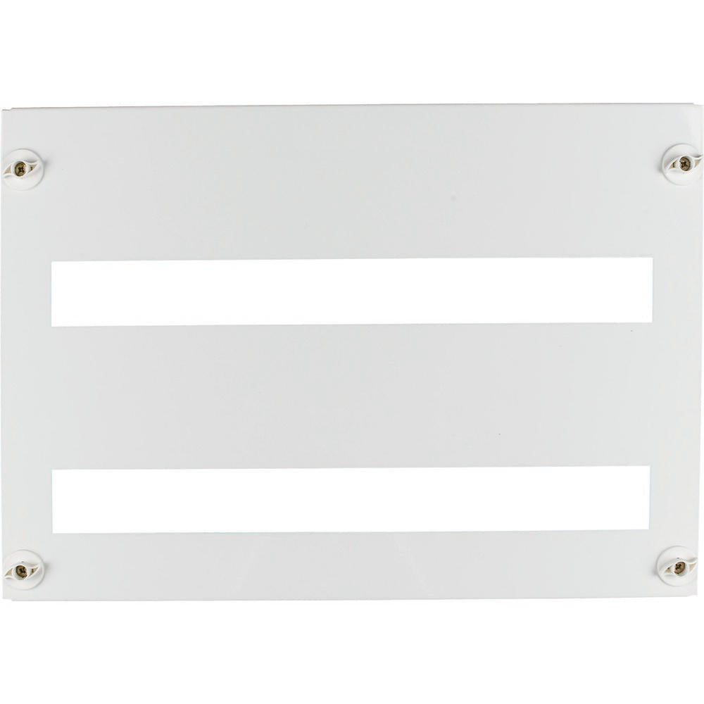 Eaton Front Plate 45mm for 24 Module Units 1 Row White Steel - 285650