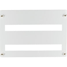 Eaton Front Plate 45mm for 24 Module Units 1 Row White Steel - 285650